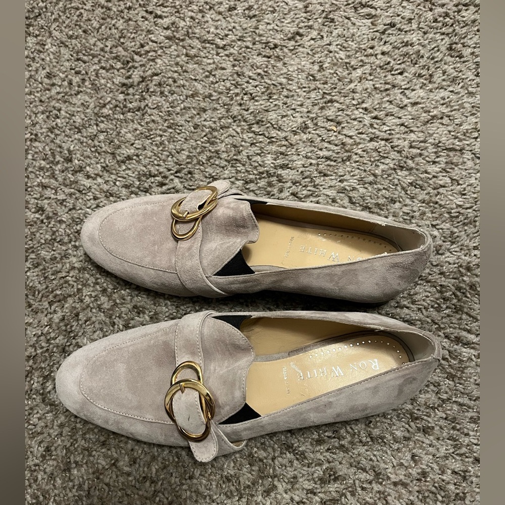 Ron White Kianna Suede Loafer Flat 9.5 New